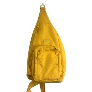 Vera Bradley Reactive Mini Sling Backpack Yellow Crossbody travel zip adjustable